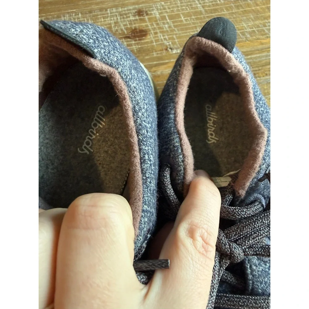 Allbirds Wool Runner Mens Shoes Navy Blue Pink Merino Wool Sneakers 7.5 Womens 9